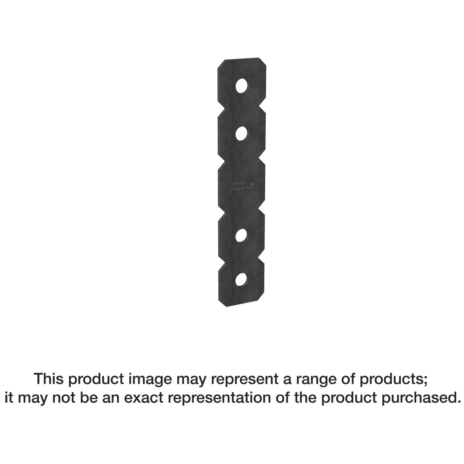 Simpson Strong-Tie OS OS 2-in. x 12-in. Black Powder-Coated Ornamental Strap - Image 3