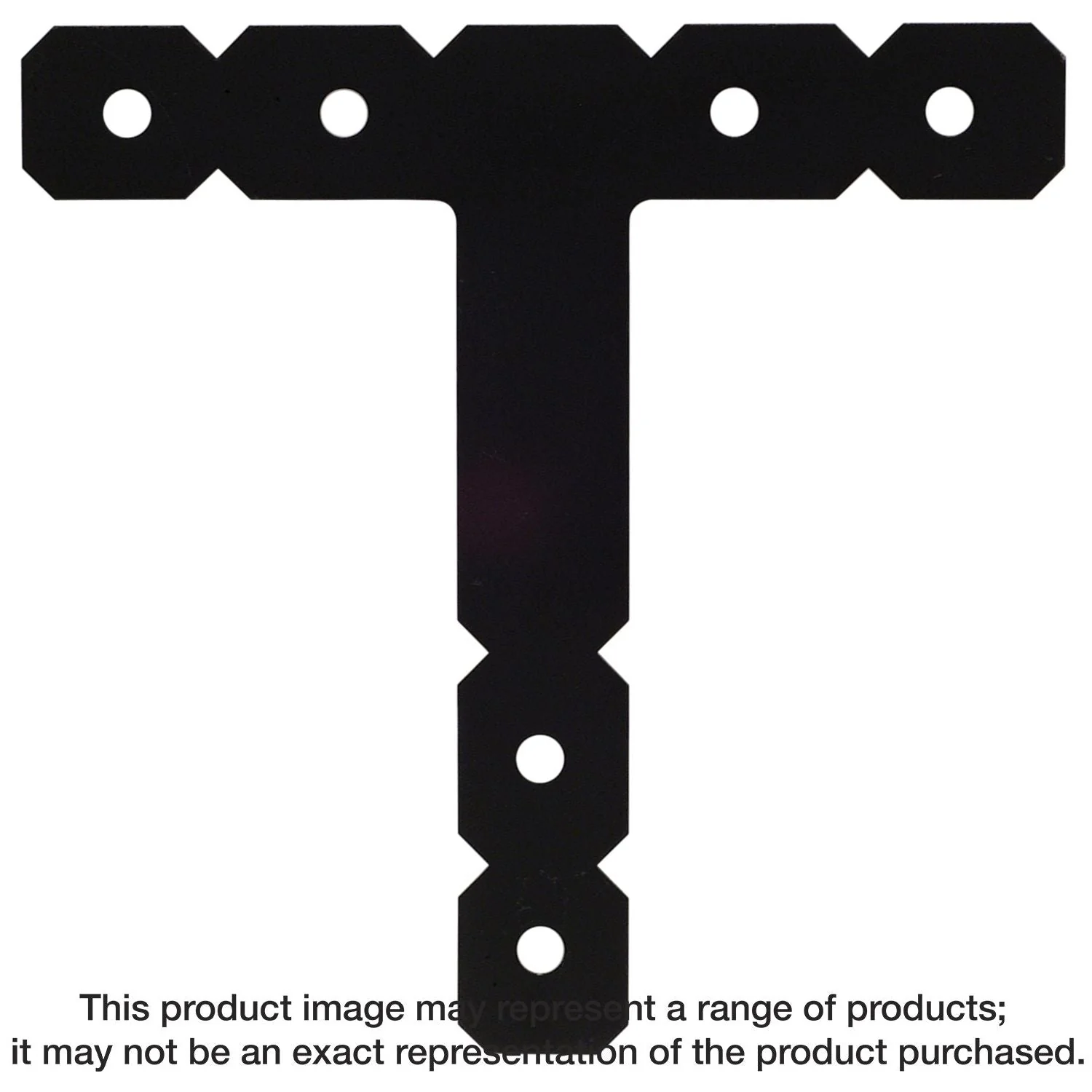 Simpson Strong-Tie OT OT 12-in. x 12-in. Black Powder-Coated Ornamental T Strap - Image 1