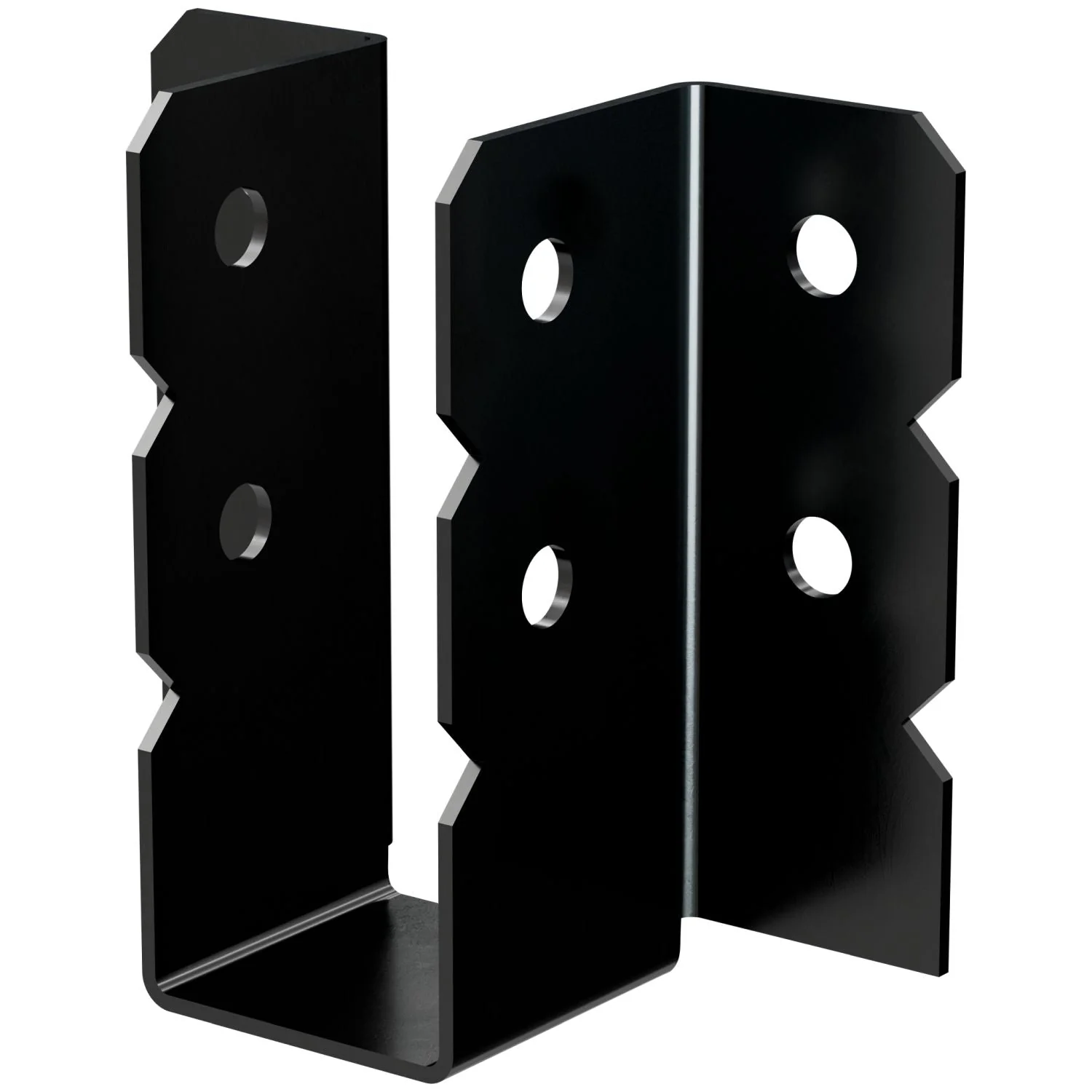 Simpson Strong-Tie OU410 OU Black Powder-Coated Ornamental Joist Hanger for 4x10 - Image 3