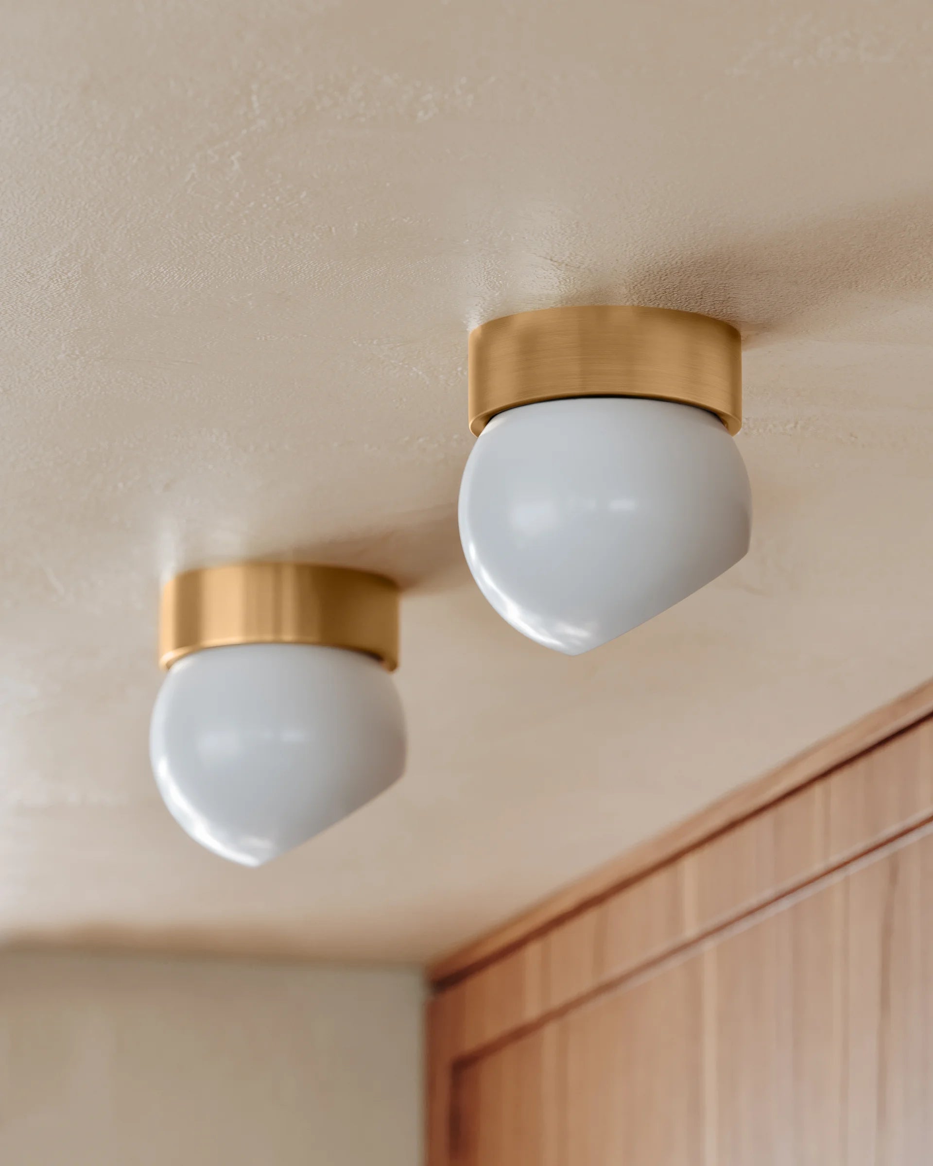 HUDSON VALLEY LIGHTING | ODIN FLUSHMOUNT - PATINA BRASS WITH SOFT WHITE | $222.00 - Image 3