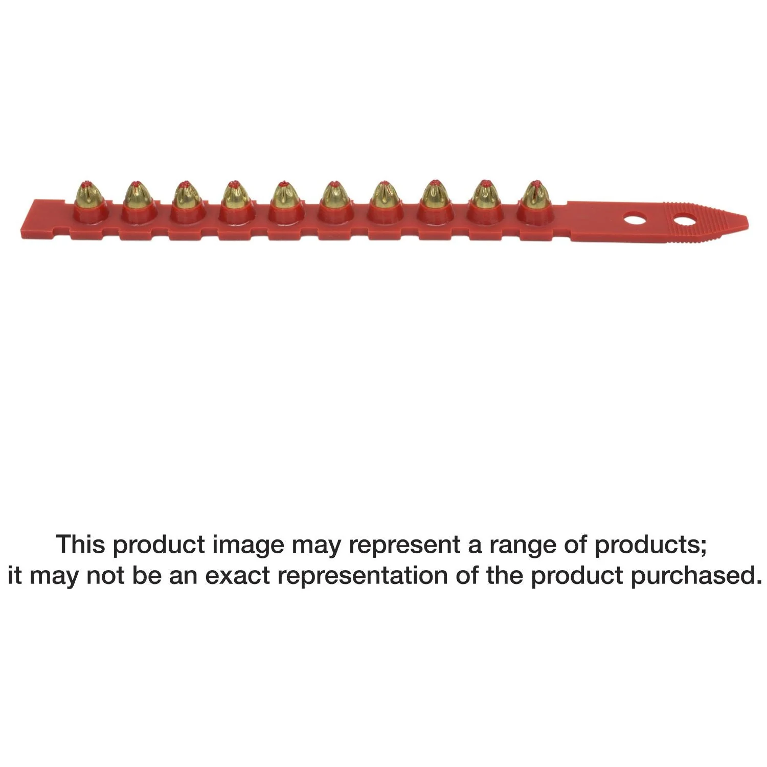 Simpson Strong-Tie P27SL4A P27SL 0.27-Caliber Plastic, 10-Shot Strip Loads, Yellow - Imported, 100-Pack - Image 1