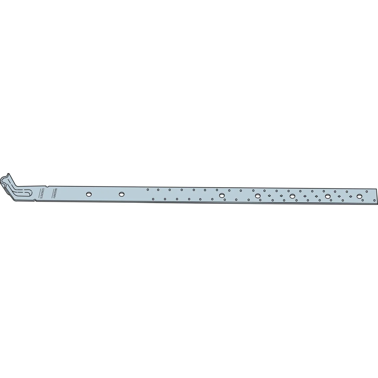 Simpson Strong-Tie PA68 PA 70-in. 12-Gauge Galvanized Purlin Anchor - Image 3