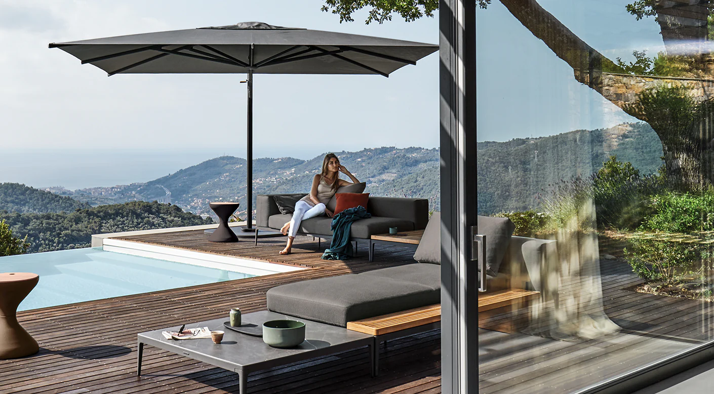 GLOSTER | HALO HEXAGON PARASOLE | $4,305.00 - Image 2