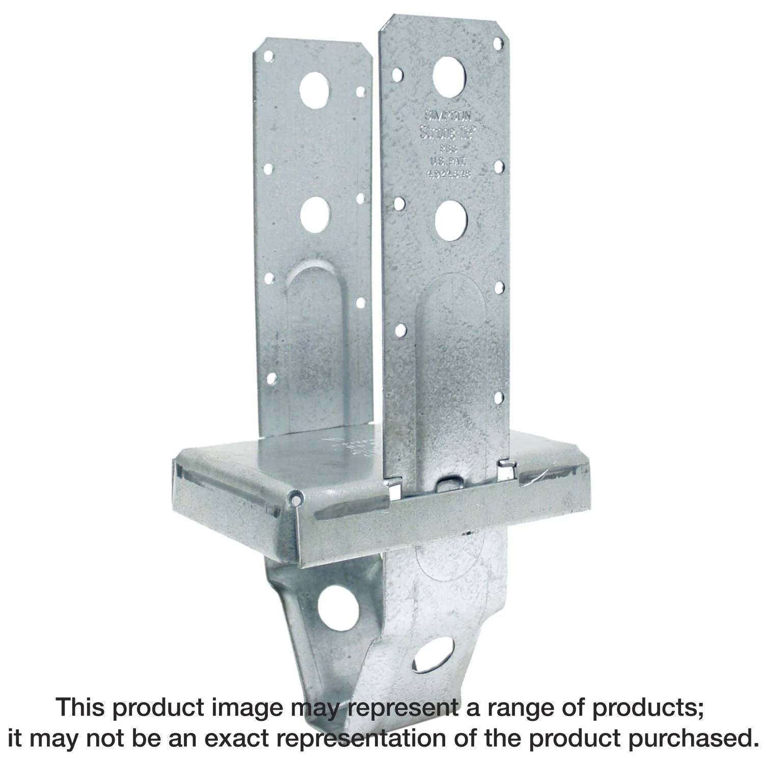 Simpson Strong-Tie PBS46 PBS Galvanized Standoff Post Base for 4x6 - Image 1