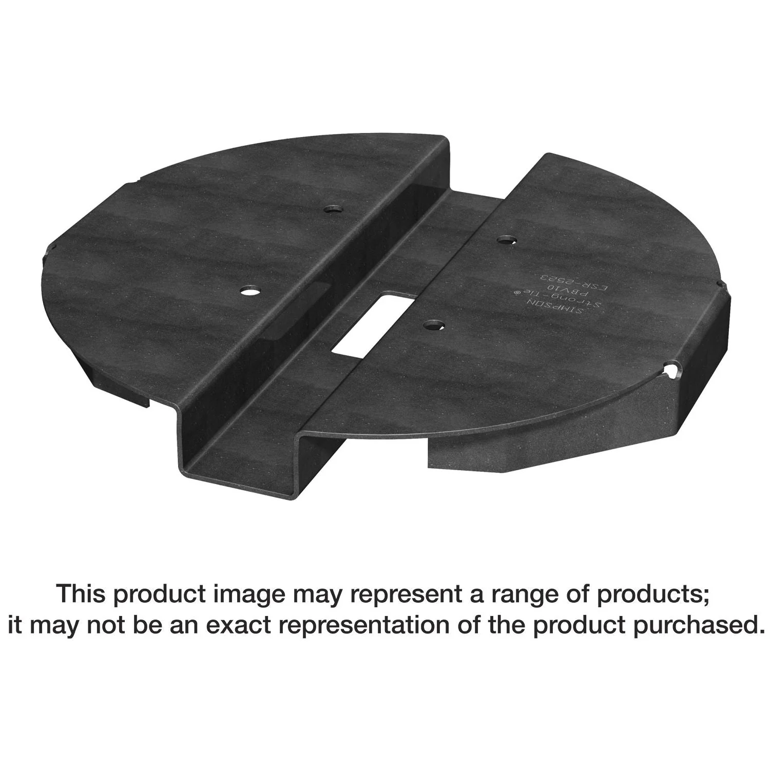 Simpson Strong-Tie PBV10 PBV 10-in. Hidden Standoff Post Base for Viga Post - Image 3