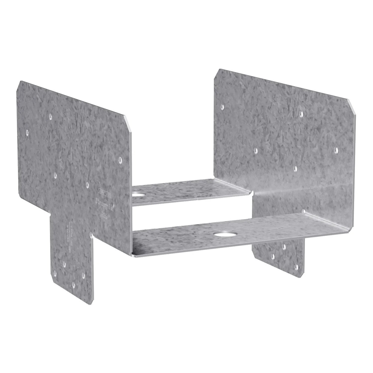 Simpson Strong-Tie PC6RZ PCZ ZMAX Galvanized Post Cap for 6x Rough - Image 3