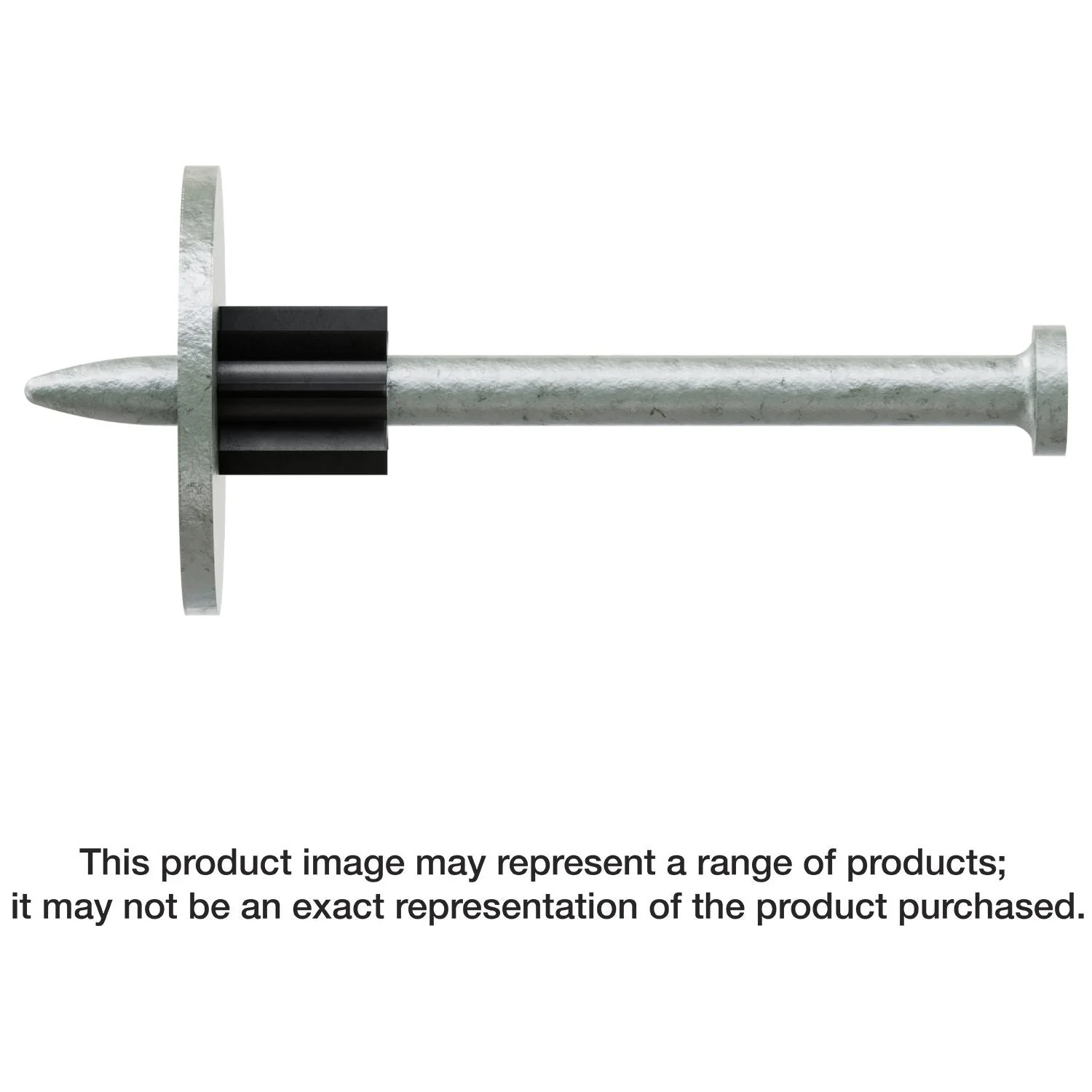 Simpson Strong-Tie PDPAWL-225 PDPAWL .157-in. x 2-1/4-in. Powder-Actuated Pin with 1-in. Washer, 100-Pack - Image 1