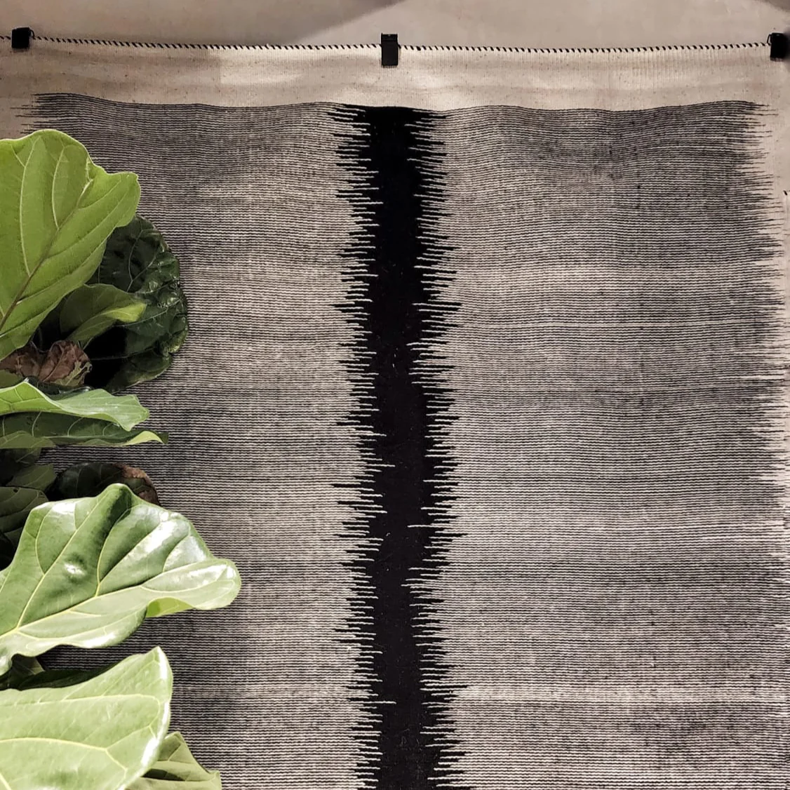 HANDMADE WOOL & COTTON RUG I ,800.00