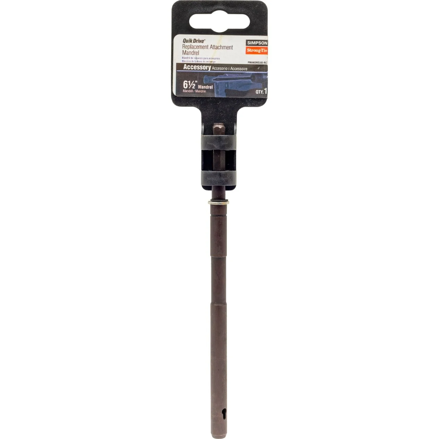 Simpson Strong-Tie PMANDREL65-RC Quik Drive 6-1/2-in. Mandrel - Image 2