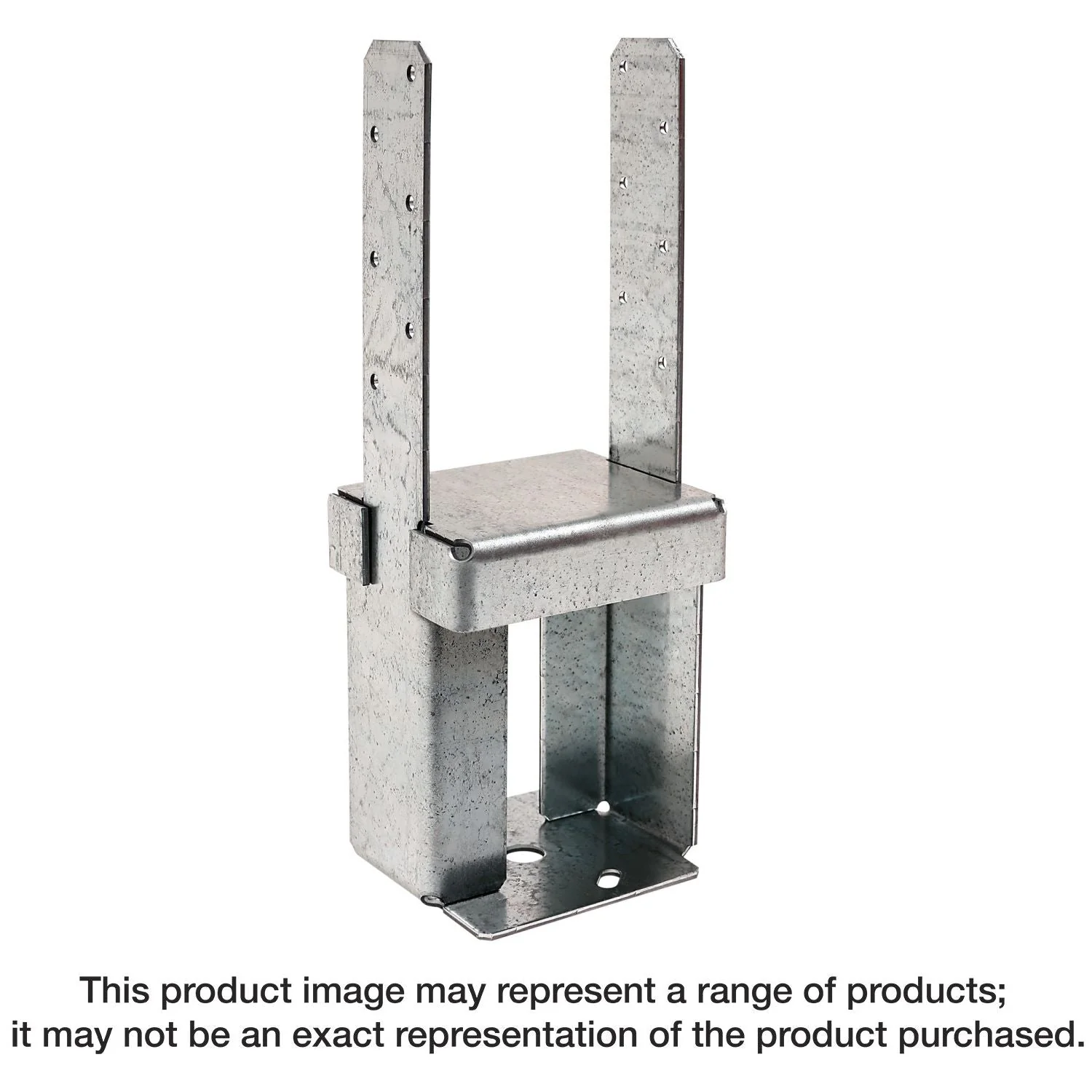 Simpson Strong-Tie PPB44-6Z PPBZ Porch Post Base for 4x4 Post and 6-in. Slab - Image 1