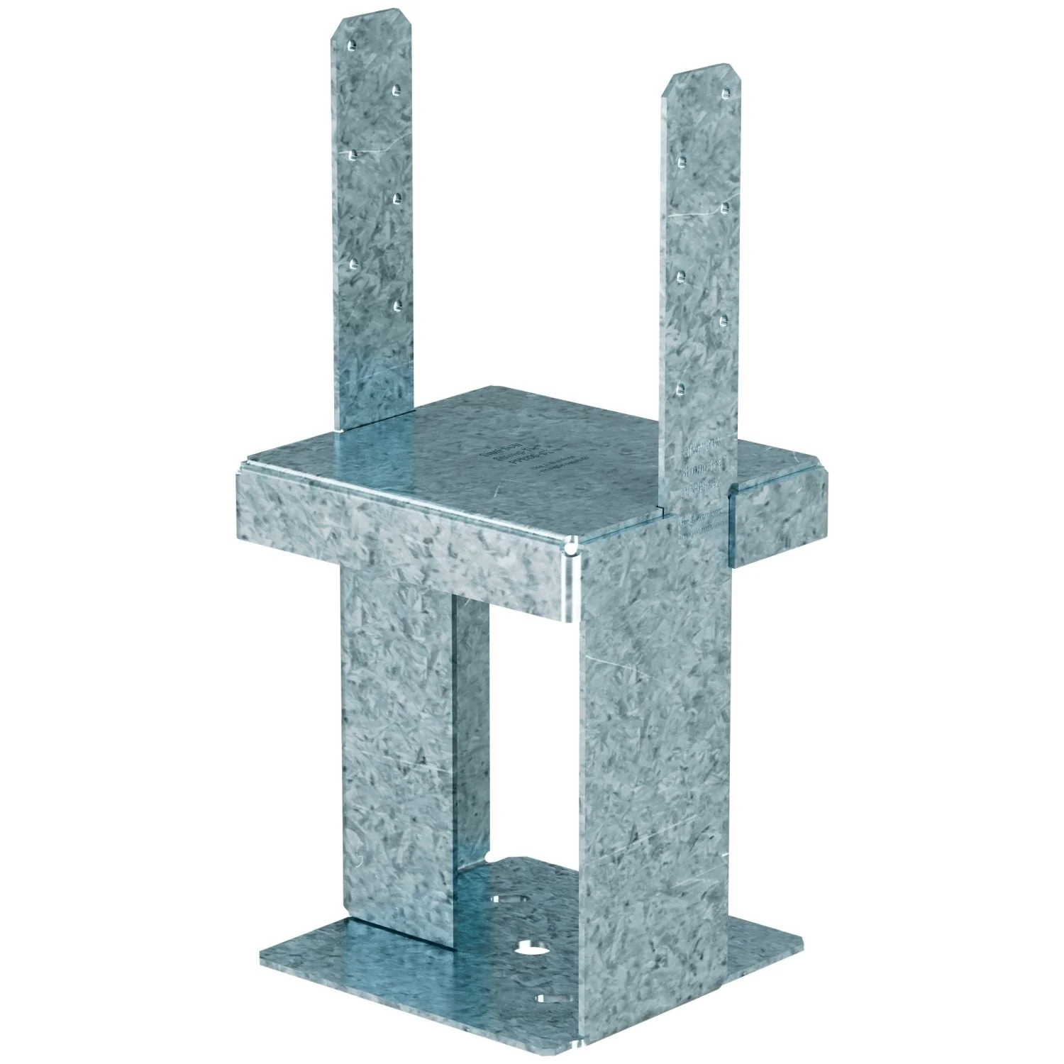 Simpson Strong-Tie PPB66-6Z PPBZ Porch Post Base for 6x6 Post and 6-in. Slab - Image 3