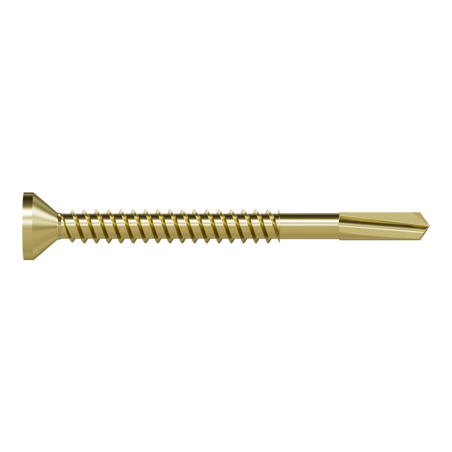 Simpson Strong-Tie PPHD11516B-4K Strong-Drive PPHD SHEATHING-TO-CFS Screw,  #8 x 1-15/16-in. T25, Yellow Zinc, 4000-Pack - Image 2