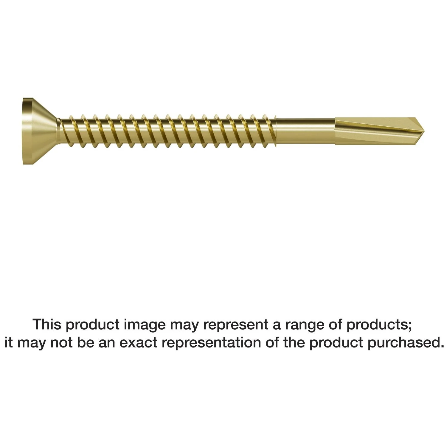 Simpson Strong-Tie PPHD11516S0817 Strong-Drive PPHD SHEATHING-TO-CFS Screw (Collated),  #8 x 1-15/16-in. T25, Yellow Zinc, 2000-Pack - Image 1