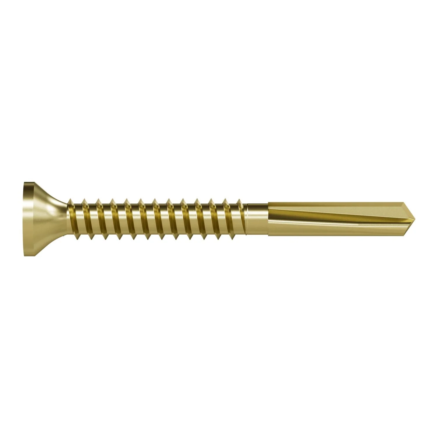 Simpson Strong-Tie PPHD134B1016-4K Strong-Drive PPHD SHEATHING-TO-CFS Screw,  #10 x 1-3/4-in. T25, Yellow Zinc, 4000-Pack - Image 2