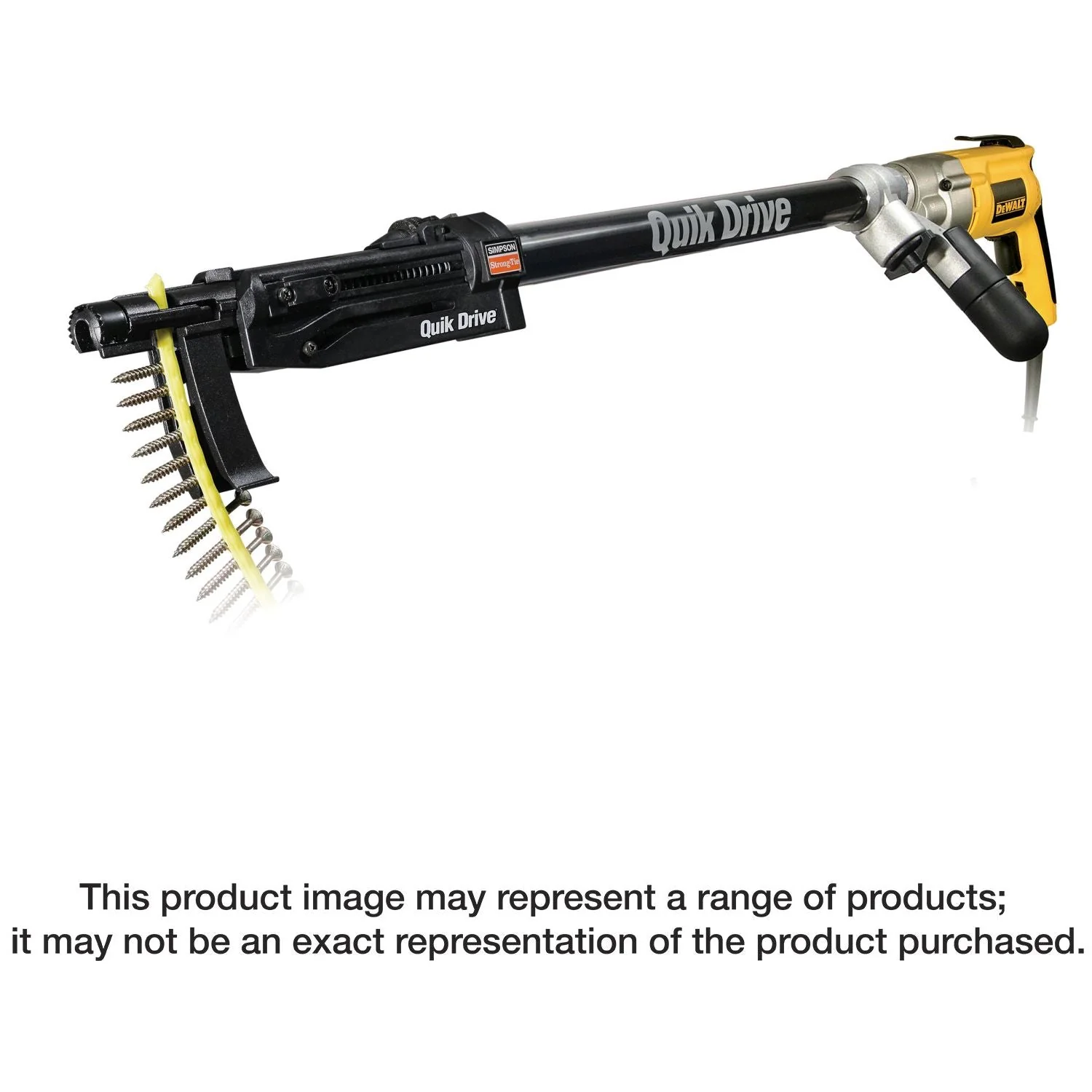 Simpson Strong-Tie PRO200SD25K Quik Drive PRO200SG2 Multi-Purpose System w/ DeWalt 2500 RPM Screwdriver Motor - Image 1