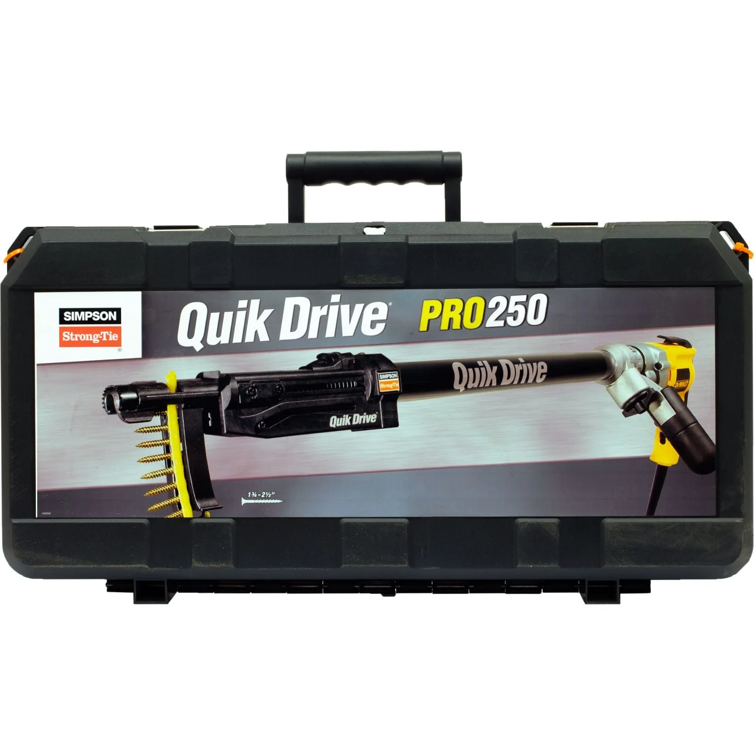 Simpson Strong-Tie Quik Drive PRO250G2 Subfloor System w/ DeWalt 2500-RPM Screwdriver Motor (PRO250G2D25K) - Image 1