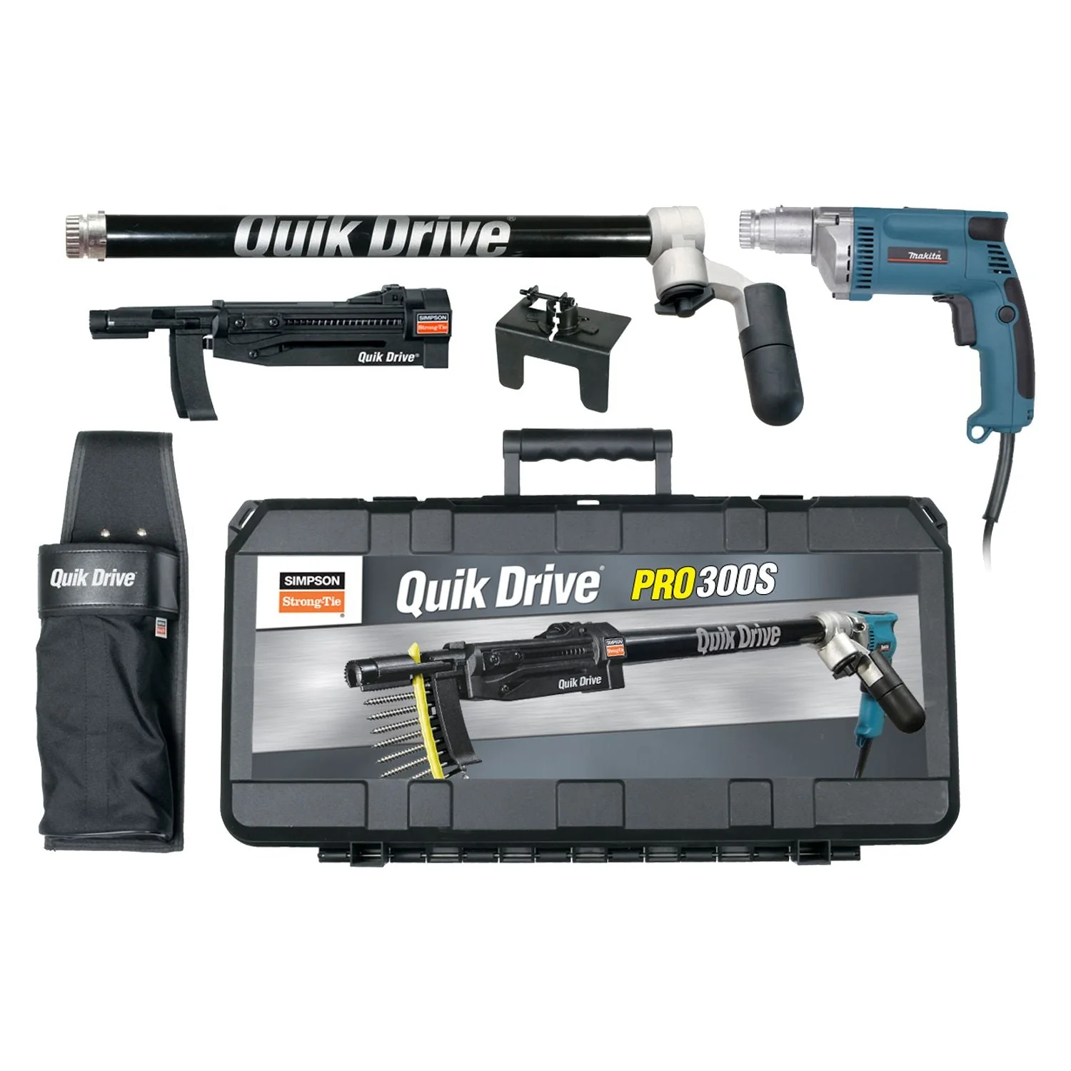 Simpson Strong-Tie PRO300SM25K Quik Drive PRO300S Decking System w/ Makita 2500 RPM Screwdriver Motor - Image 2