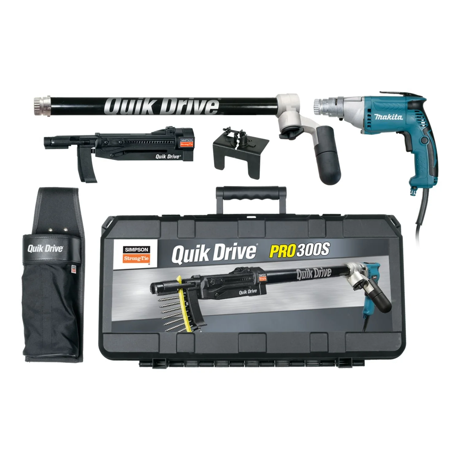 Simpson Strong-Tie PRO300SM35K Quik Drive PRO300S Decking System w/ Makita 3500 RPM Screwdriver Motor - Image 2