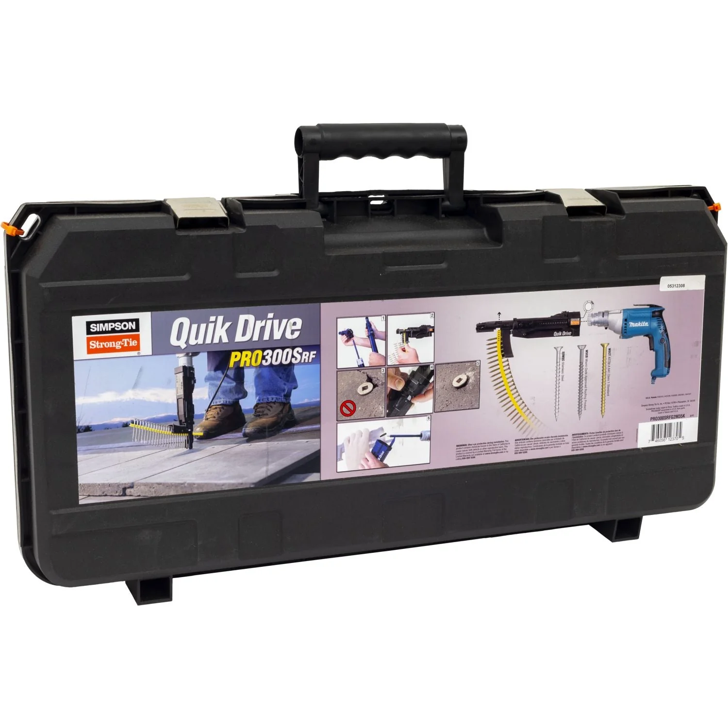 Simpson Strong-Tie PRO300SRFG2M35K Quik Drive PRO300SRFG2 Roofing Tile System w/ Makita 3500 RPM Screwdriver Motor - Image 2