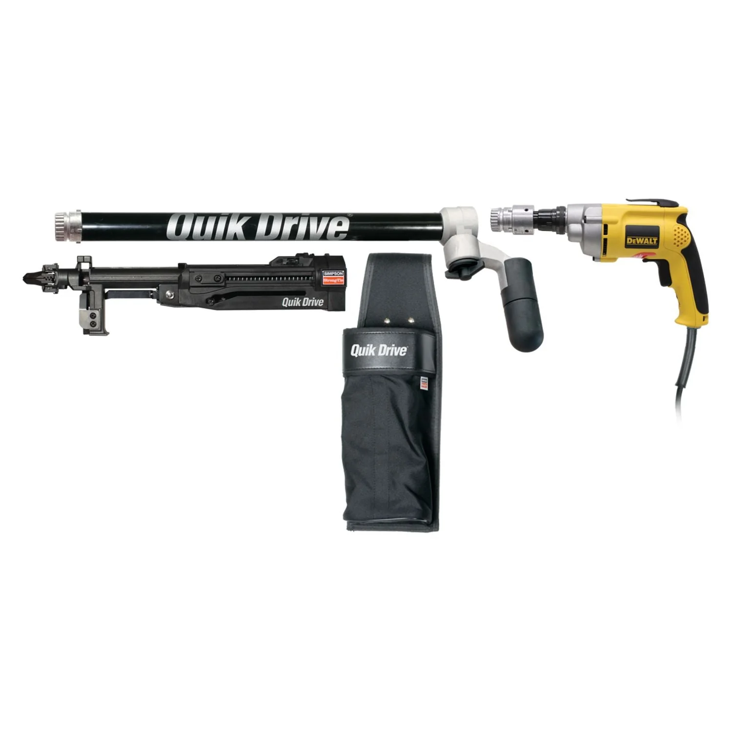 Simpson Strong-Tie PROSDX150G2DATK Quik Drive PROSDX150G2 Steel-Decking System w/ DeWalt 2000 RPM Adjustable Torque Motor - Image 2