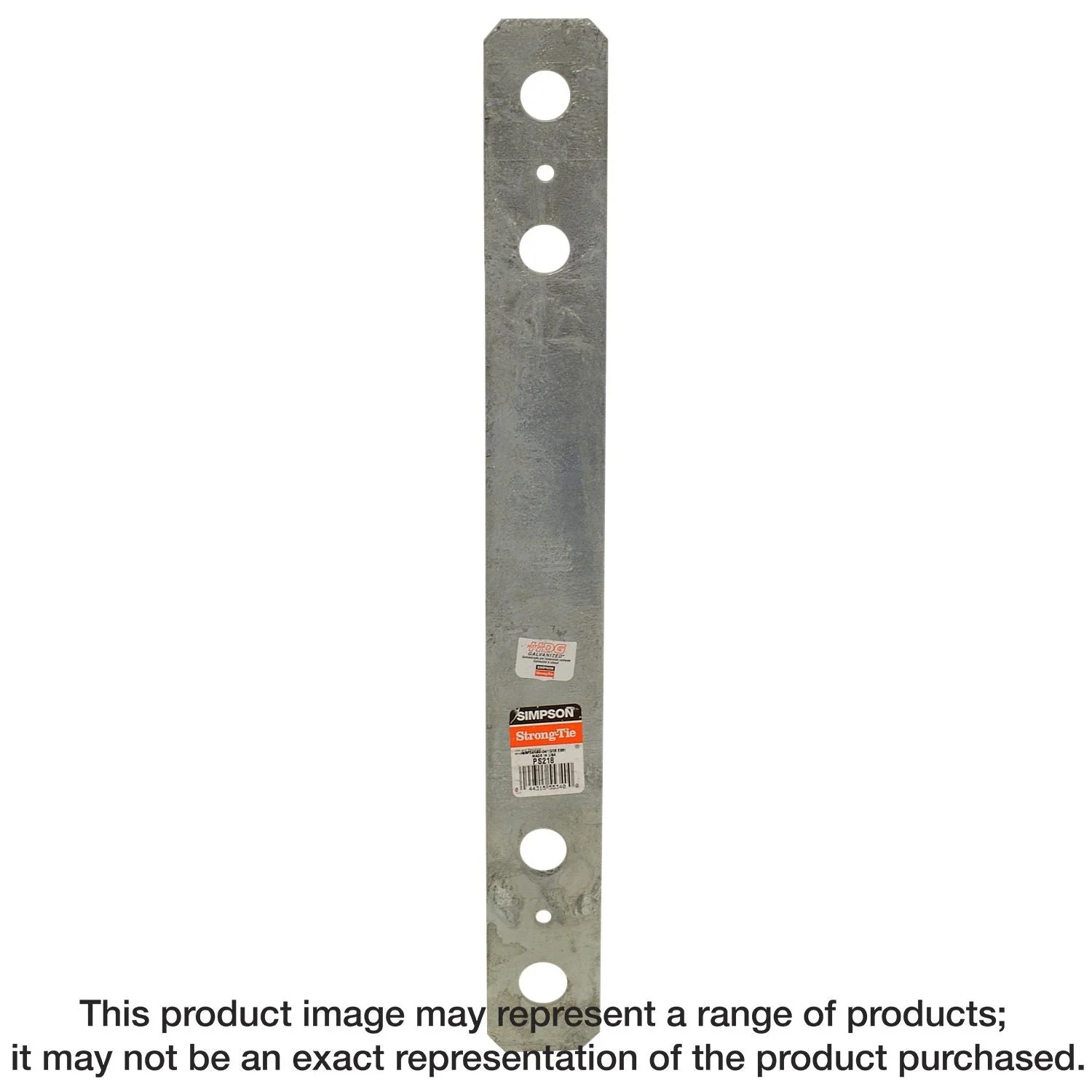 Simpson Strong-Tie PS218 PS 2-in. x 18-in. Hot-Dip Galvanized Piling Strap - Image 1