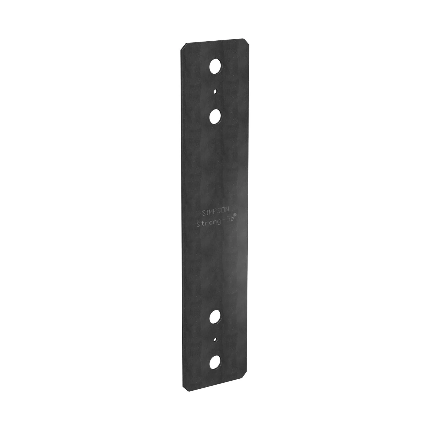 Simpson Strong-Tie PS418PC PSPC 4-in. x 18-in. Black Powder-Coated Piling Strap - Image 3