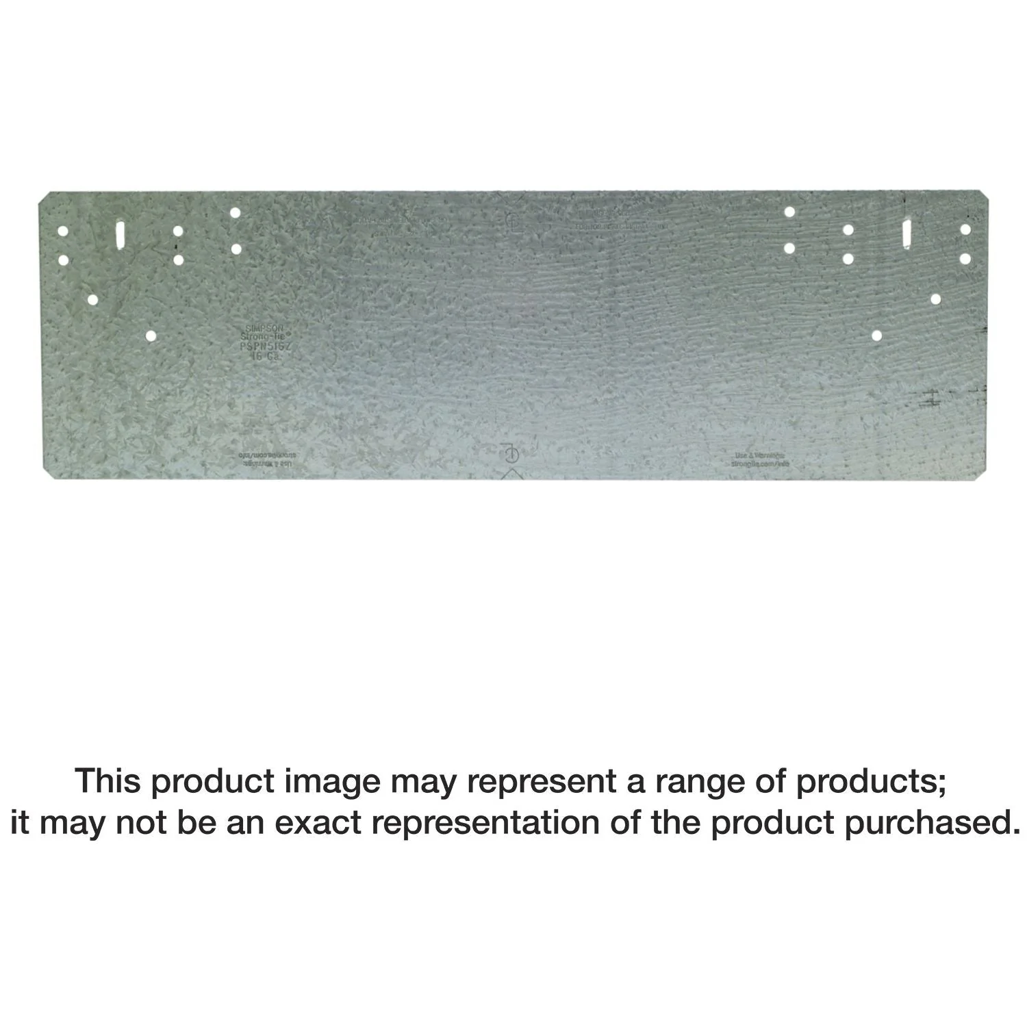 Simpson Strong-Tie PSPN516Z PSPNZ 5-in. x 16-5/16-in. ZMAX Galvanized Protecting Shield Plate Nail Stopper - Image 3