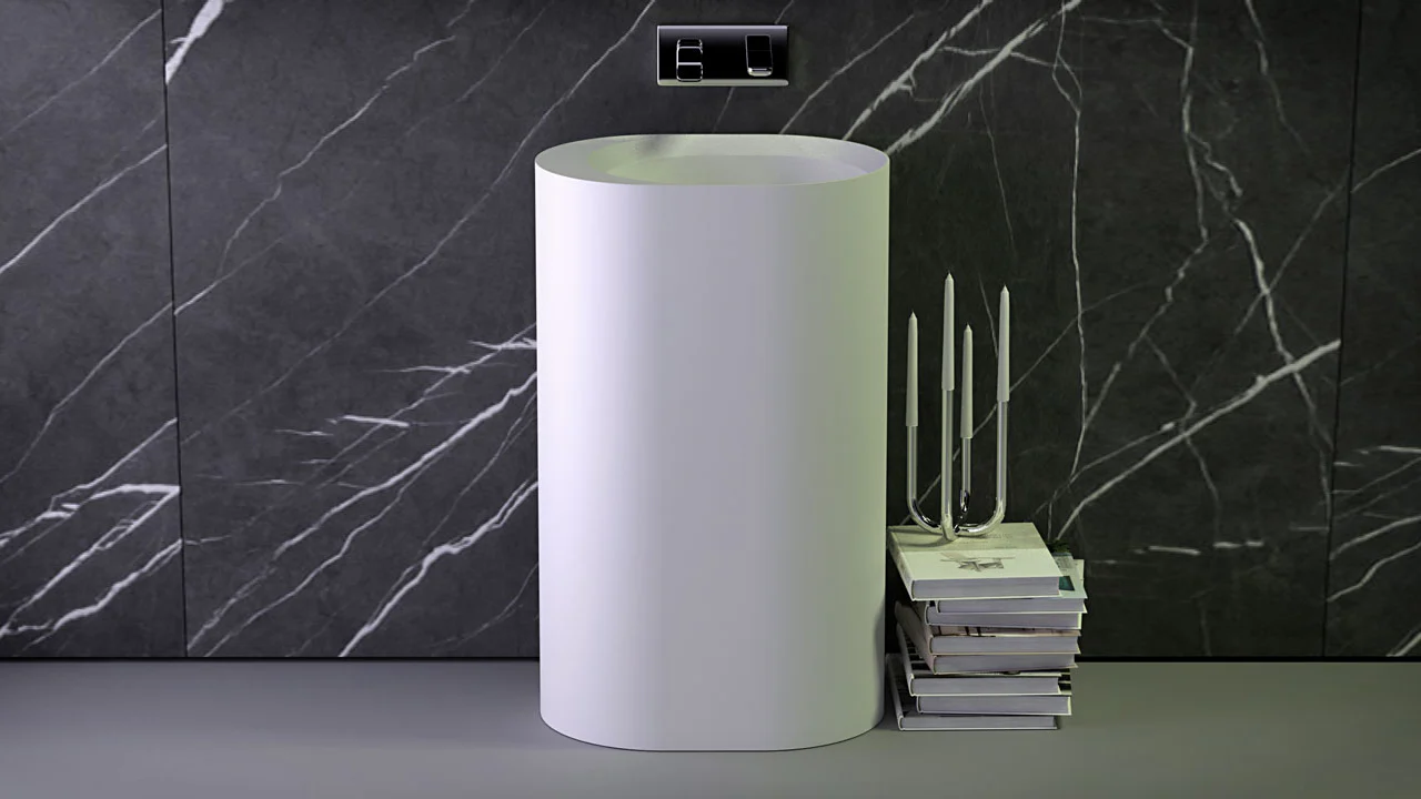PEARL FREE STANDING WASH BASIN | PIETRA CASA BRAND  | $5,914.63 - Image 1
