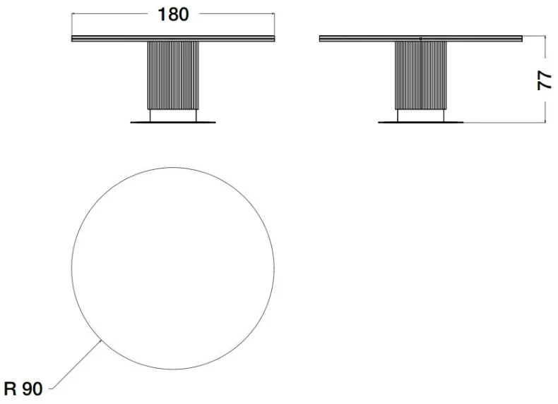COCOON ROUND DINING TABLE I $22,620.00 - Image 2