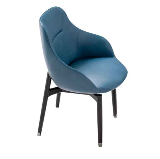 ROYAL LEATHER DINING CHAIR WITH ARMS I $4,725.00 - Image 1