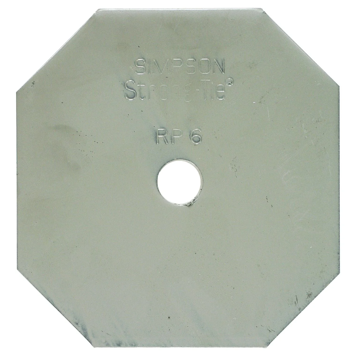 Simpson Strong-Tie RP6 RP6 3/8-in. Steel Retrofit Plate - Image 3