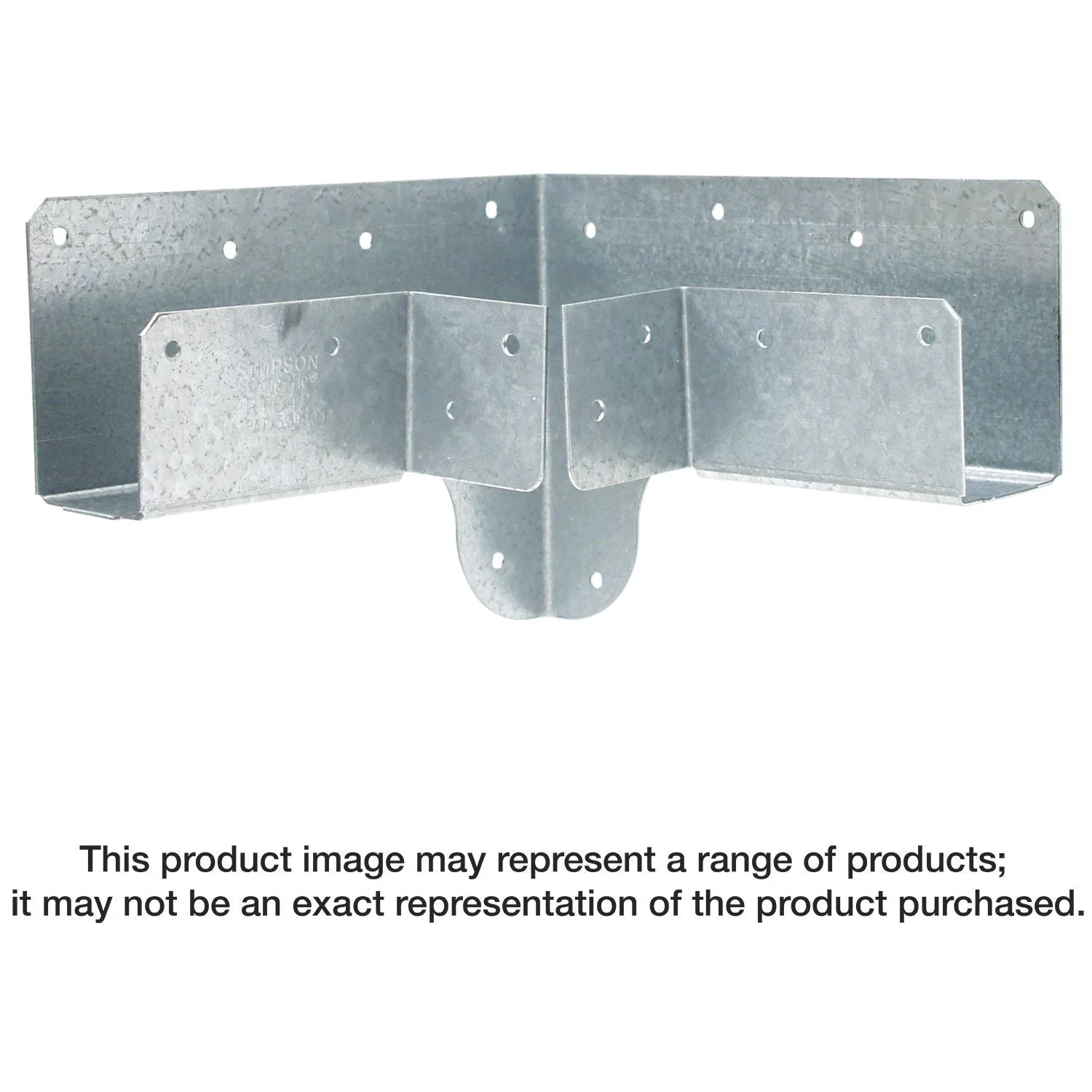 Simpson Strong-Tie RTC42 RTC 18-Gauge Galvanized Rigid Tie Corner for 2x Joist, 4x4 Post - Image 1