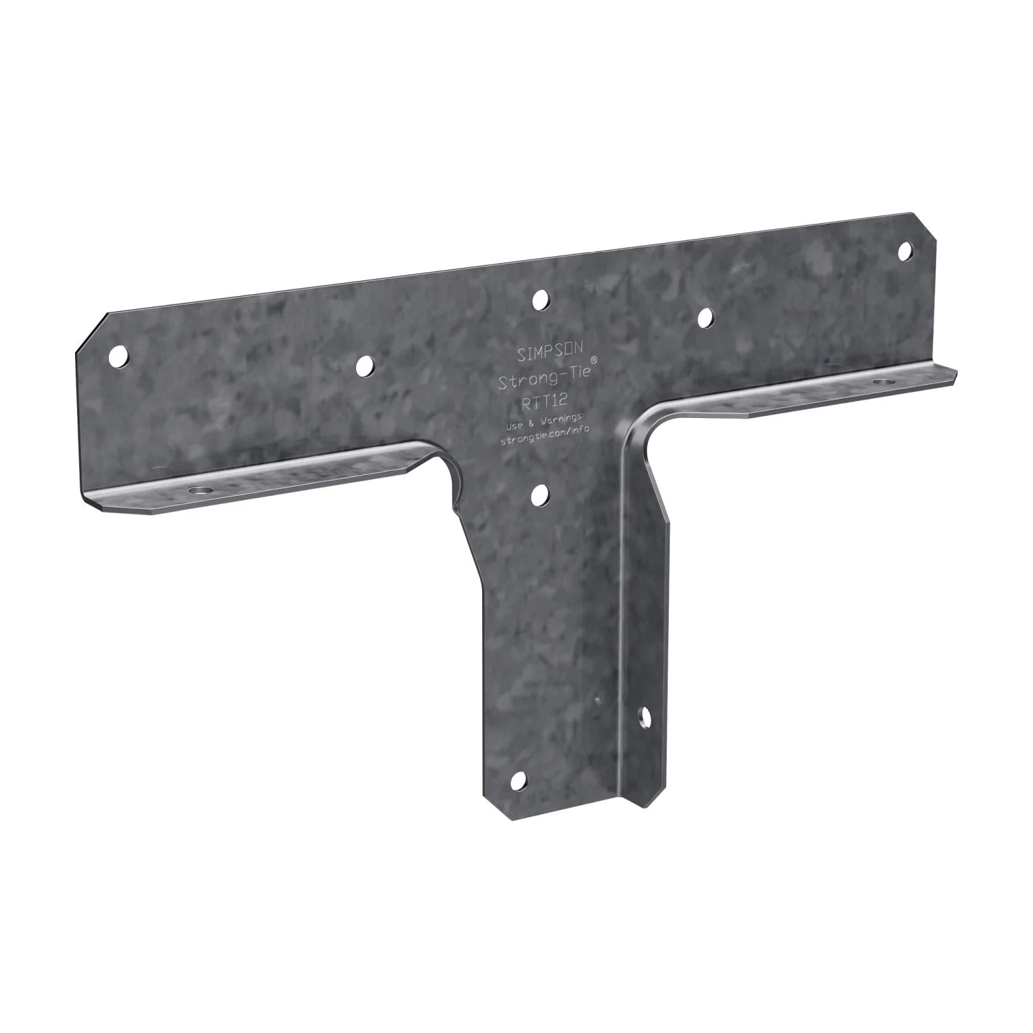 Simpson Strong-Tie RTT12 RTT 18-Gauge Galvanized Rigid Tie Connector for 2x Post, 1x Joist - Image 2