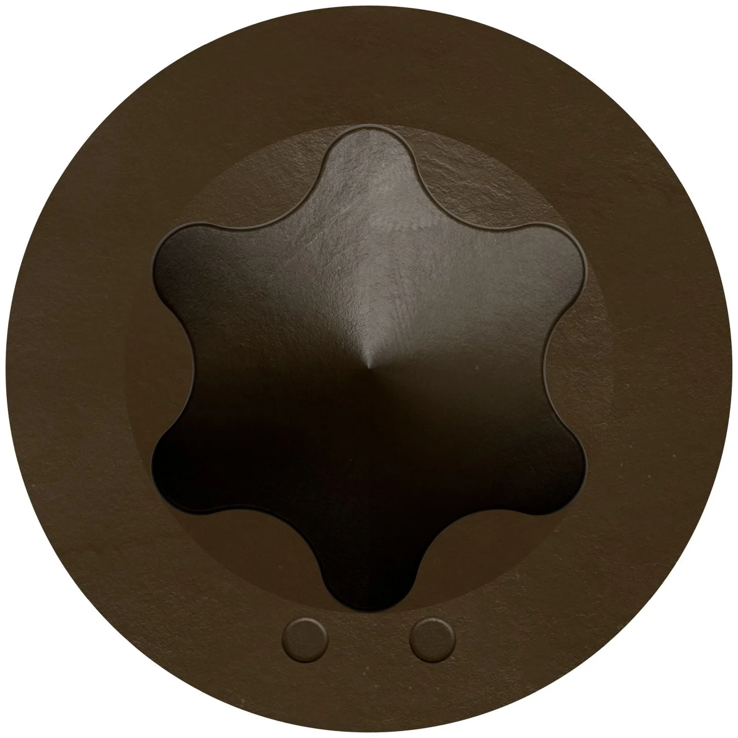 Simpson Strong-Tie S07225FTBBR01 Trim-Head Screw, 6-Lobe Drive,  #7 x 2-1/4-in. T15 Type 305, Brown 01, 1750-Pack - Image 3
