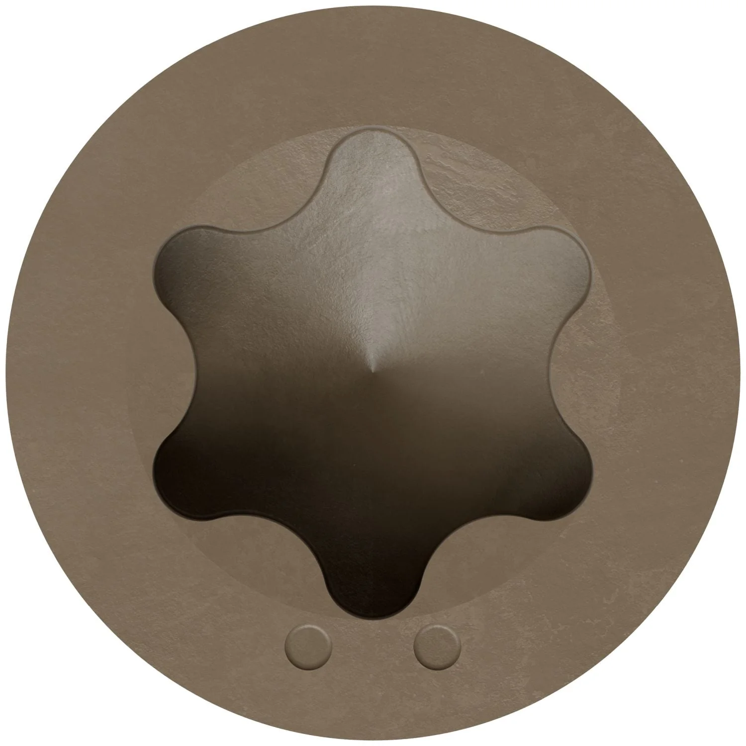 Simpson Strong-Tie S07225FTBBR05 Trim-Head Screw, 6-Lobe Drive,  #7 x 2-1/4-in. T15 Type 305, Brown 05, 1750-Pack - Image 3