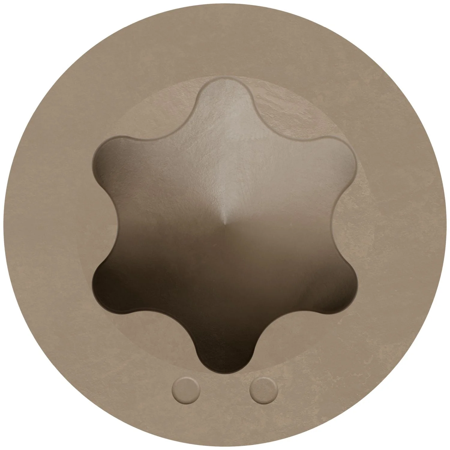 Simpson Strong-Tie S07225FTBTN02 Trim-Head Screw, 6-Lobe Drive,  #7 x 2-1/4-in. T-15 Type 305, Tan 02, 1750-Pack - Image 3