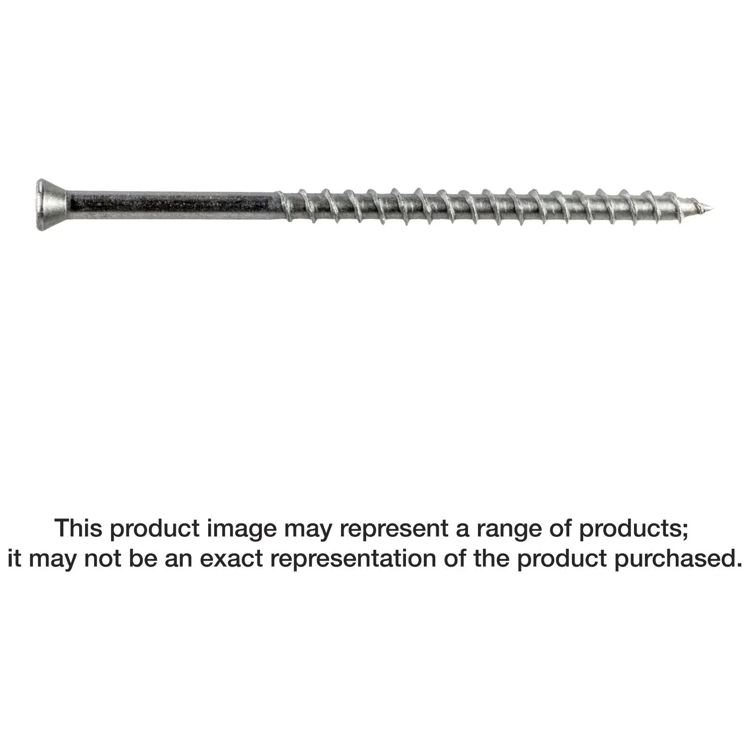 Simpson Strong-Tie S07300WP1 Deck-Drive DWP WOOD SS Screw,  #7 x 3-in. T-15, Trim Head, Type 305, 1-lb. - Image 3