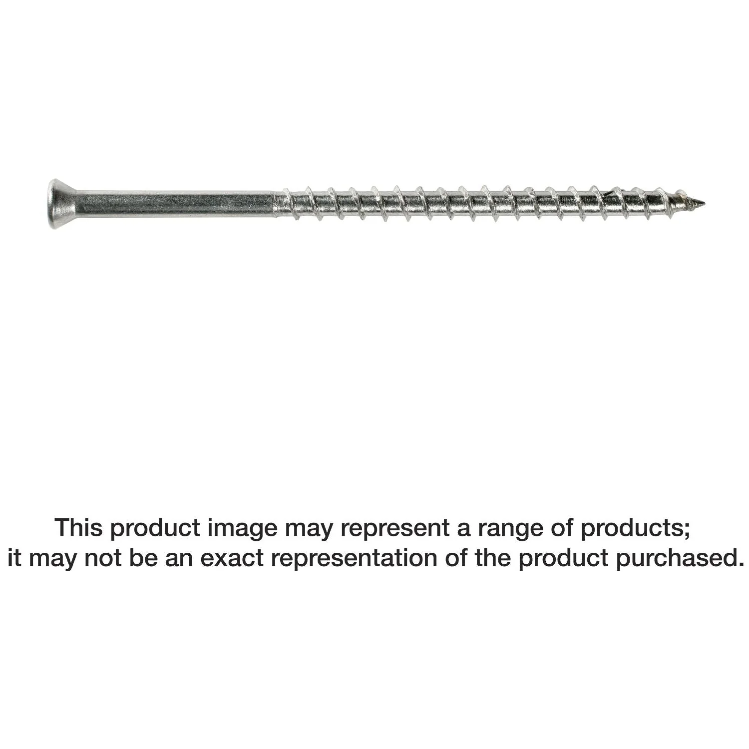 Simpson Strong-Tie S07C225FBP Trim-Head Screw, Square Drive,  #7 x 2-1/4-in. #1 SQ, Type 305, 100-Pack - Image 3