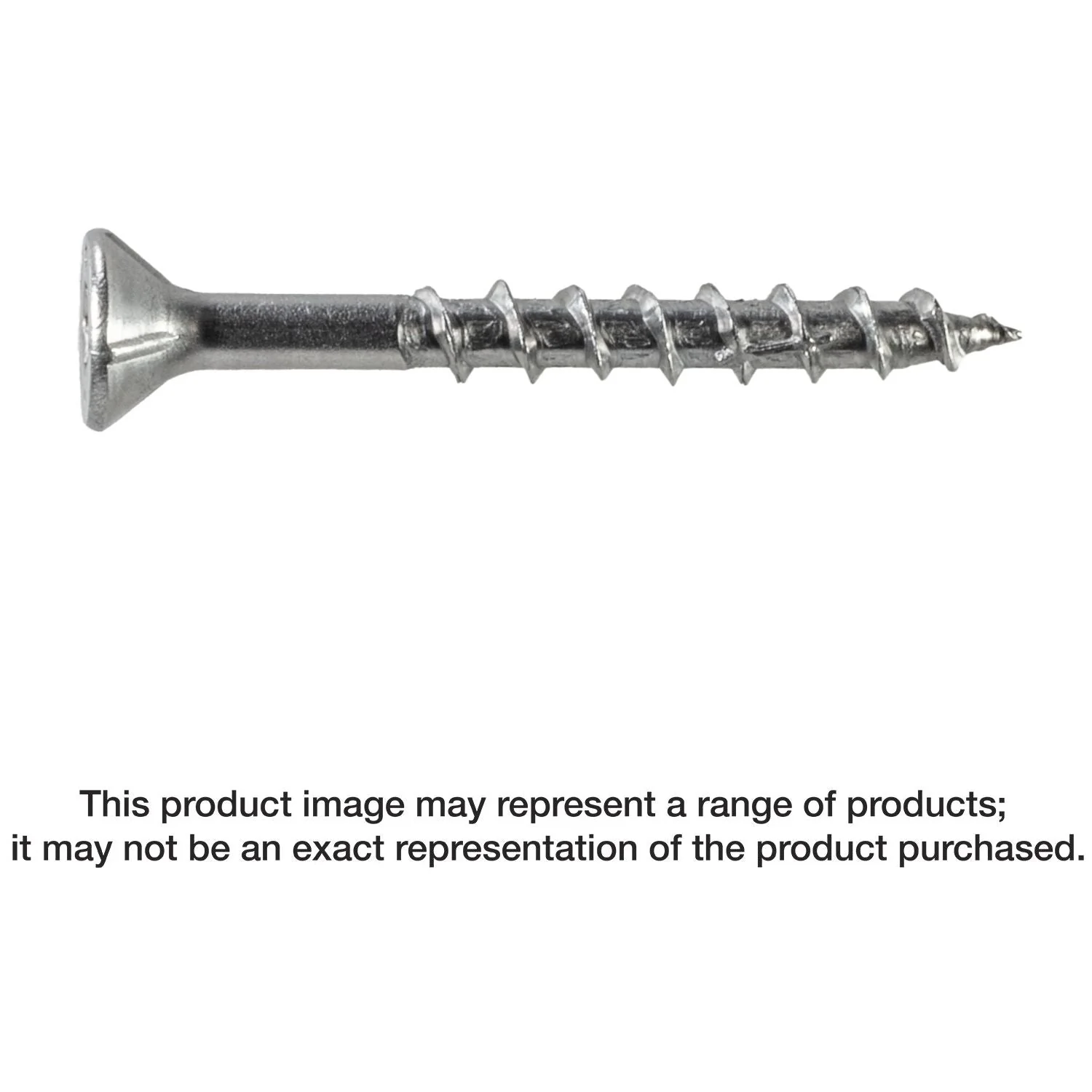 Simpson Strong-Tie S08200WP1 Deck-Drive DWP WOOD SS Screw,  #8 x 2-in. T20, Flat Head, Type 305, 1-lb. - Image 3