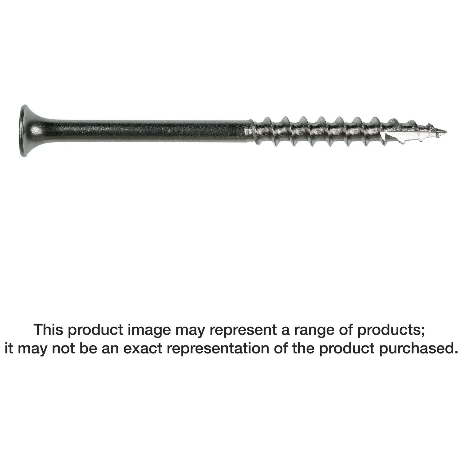 Simpson Strong-Tie S08250DBB Bugle-Head Wood Screw, Square Drive,  #8 x 2-1/2-in. #2 Square, Type 305, 2000-Pack - Image 1