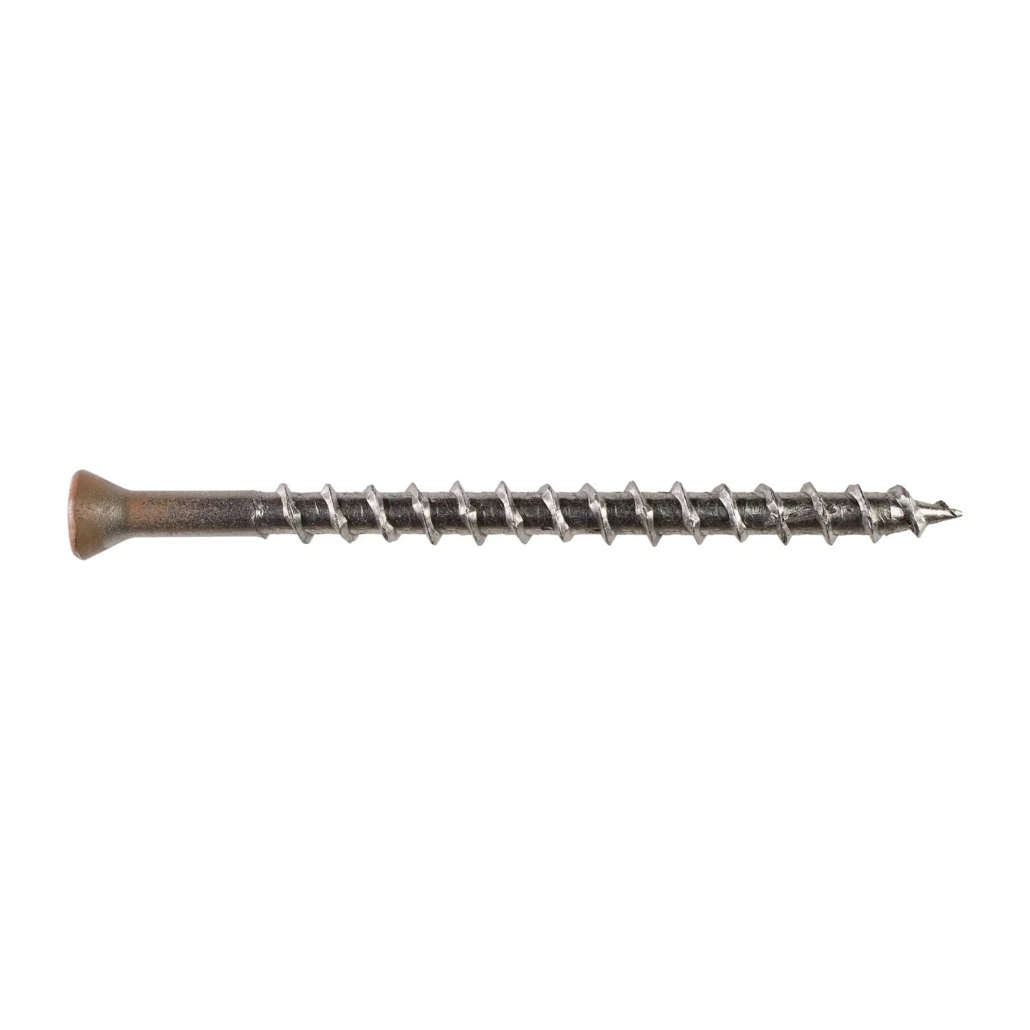 Simpson Strong-Tie S08250WCI Deck-Drive DWP WOOD SS Screw,  #8 x 2-1/2-in. T20, Trim Head, Type 305, Tan 03, 1750-Pack - Image 2