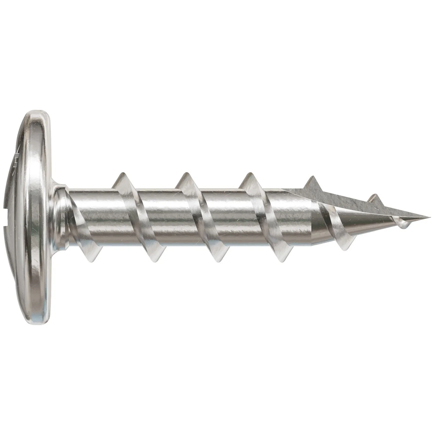 Simpson Strong-Tie S08C075KQC Wire-Lath Modified Truss-Head Screw,  #8 x 3/4-in., #2 Phillips Head, Type 305, 100-Pack - Image 2