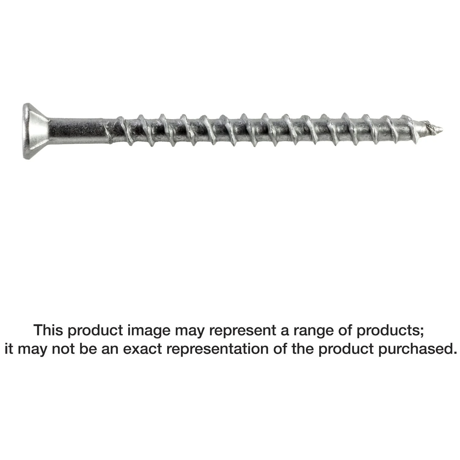 Simpson Strong-Tie S10200WP5 Deck-Drive DWP WOOD SS Screw,  #10 x 2-in. T-25, Flat Head, Type 305, 5-lb. - Image 1