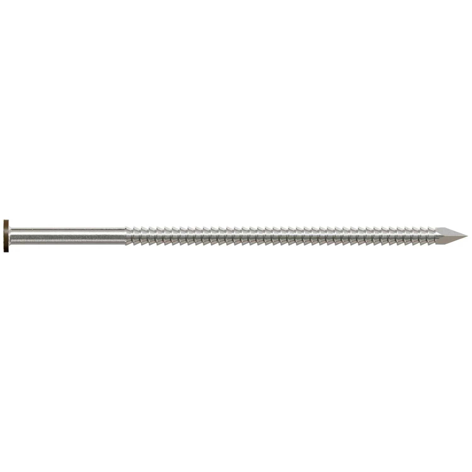Simpson Strong-Tie S10SNDB1 Painted Siding Nail,  3-in. x .113-in. Type 304 Stainless Steel, Dark Brown, 1-lb. - Image 2