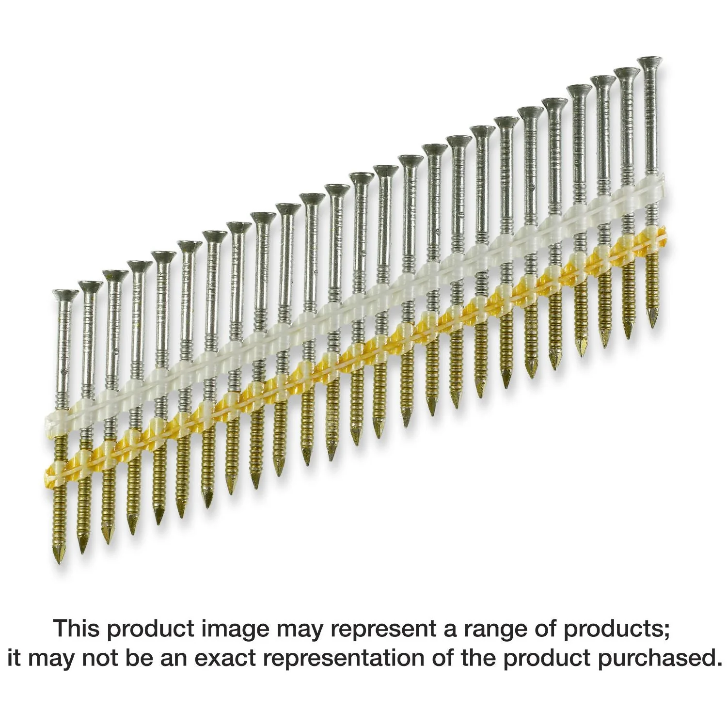 Simpson Strong-Tie S11A237KJG 20–22° Plastic Strip, Casing Head, Ring-Shank Nail,  2-3/8-in. x 11 ga. Gray, 1000-Pack - Image 2