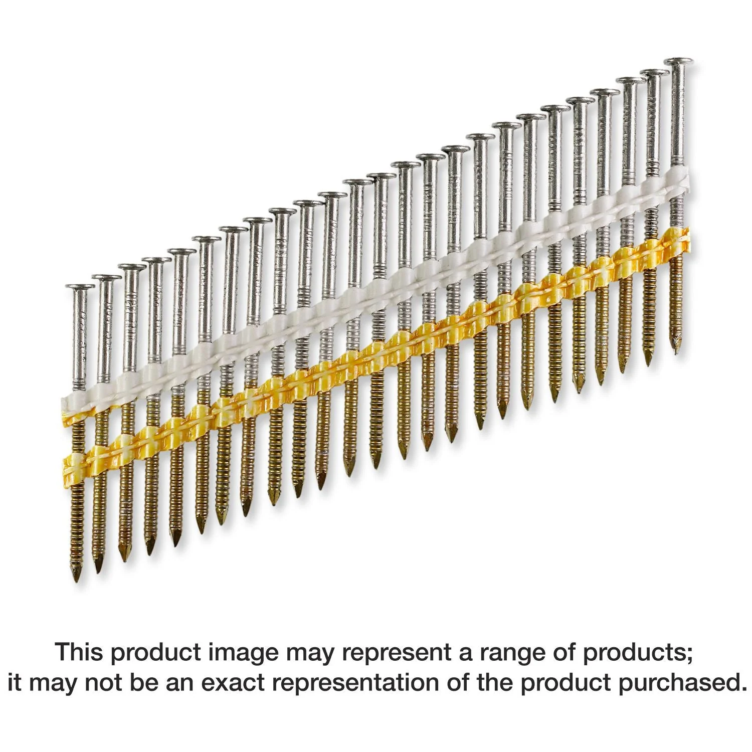 Simpson Strong-Tie S11A325CNB 20°–22° Plastic Strip, Full Round Head, Ring-Shank Nail,  3-1/4-in. x 0.120-in. Type 304, 4000-Pack - Image 1