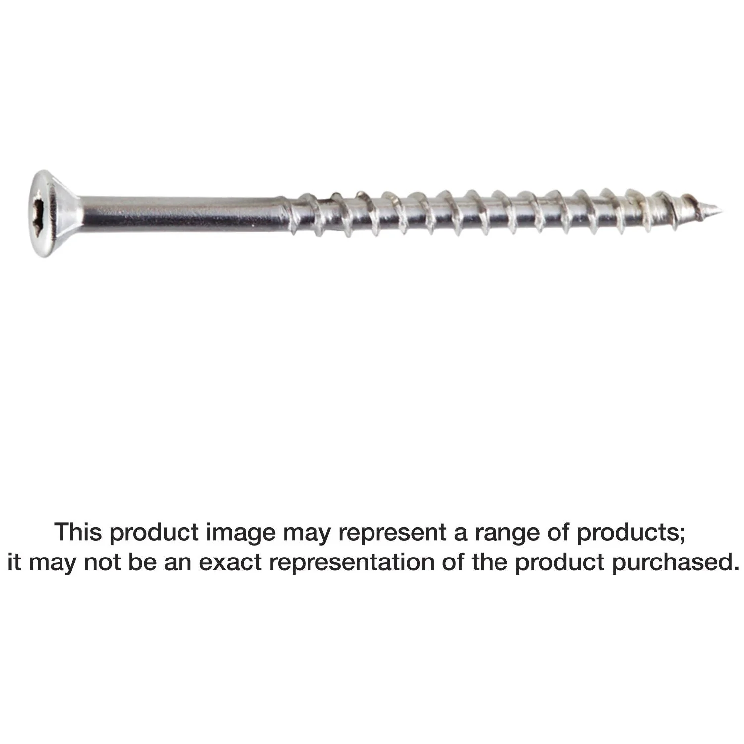 Simpson Strong-Tie S12300WP1 Strong-Drive DWP WOOD SS Screw,  #12 x 3-in. T-27, Flat Head, Type 305, 1-lb. - Image 3