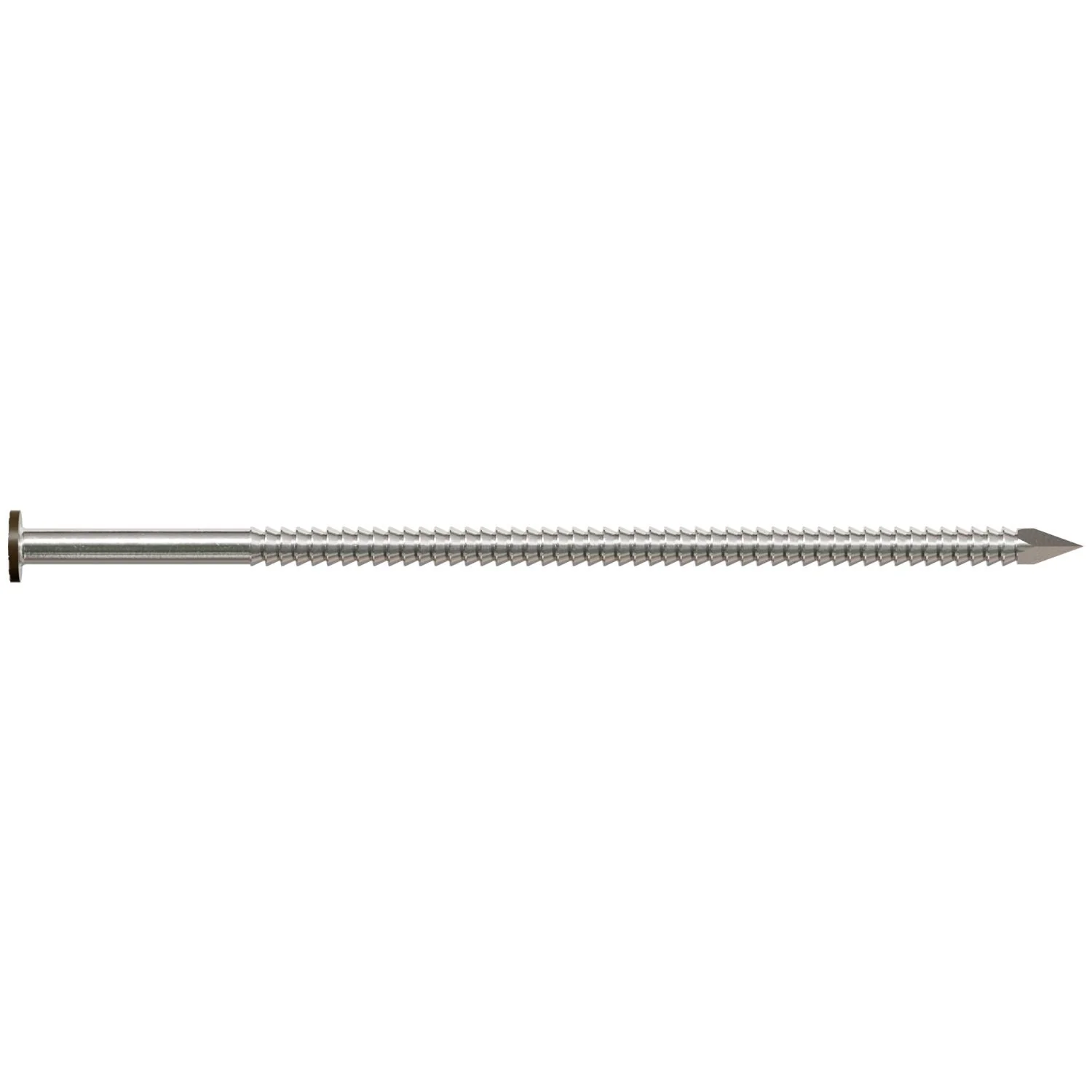 Simpson Strong-Tie S16SNDB1 Painted Siding Nail,  3-1/2-in. x .120-in. Type 304 Stainless Steel, Dark Brown, 1-lb. - Image 2