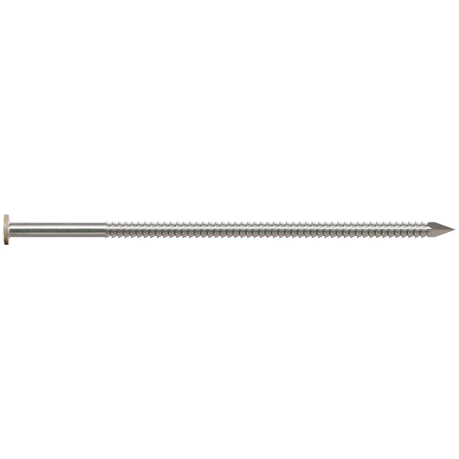 Simpson Strong-Tie S16SNDT1 Painted Siding Nail,  3-1/2-in. x .120-in. Type 304 Stainless Steel, Tan, 1-lb. - Image 2