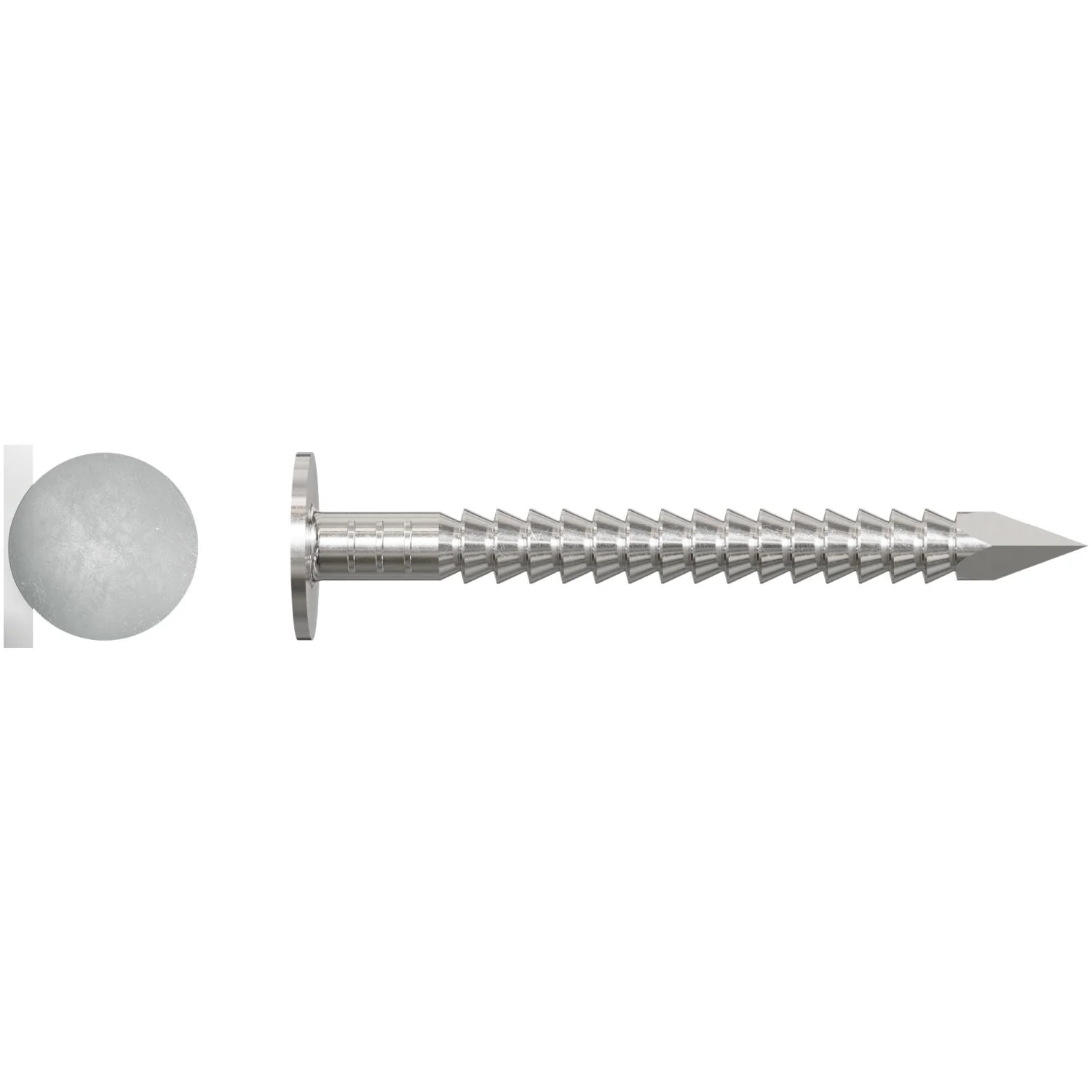 Simpson Strong-Tie S410ARN1 Roofing Nail, Annular Ring Shank,  1-1/2-in. x .131-in. Type 304 Stainless Steel, 1-lb. - Image 2